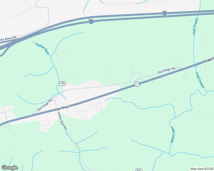 map of restaurants, bars, coffee shops, grocery stores, and more near 31344 Old Stage Road in Glade Spring