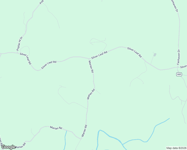 map of restaurants, bars, coffee shops, grocery stores, and more near 2636 Marian Road in Dugspur