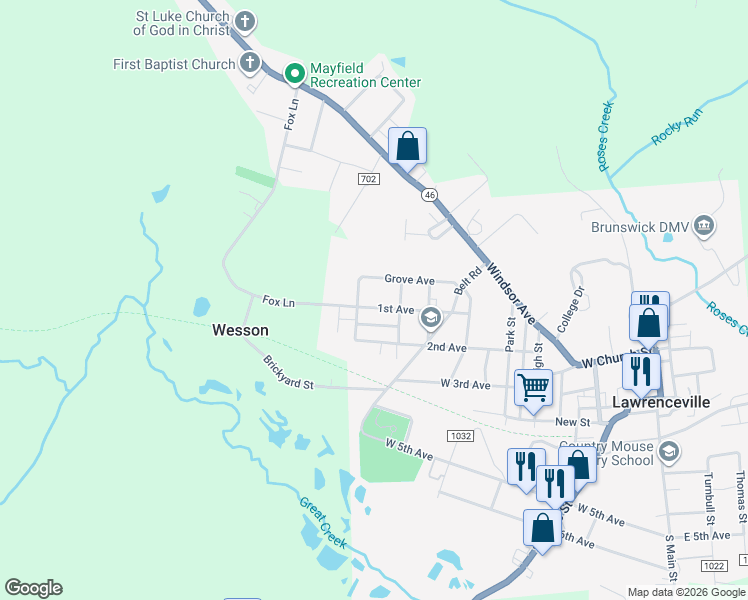 map of restaurants, bars, coffee shops, grocery stores, and more near 1000-1018 1st Avenue in Lawrenceville