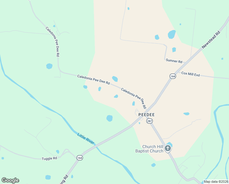 map of restaurants, bars, coffee shops, grocery stores, and more near 6575 Caledonia Pee Dee Road in Herndon