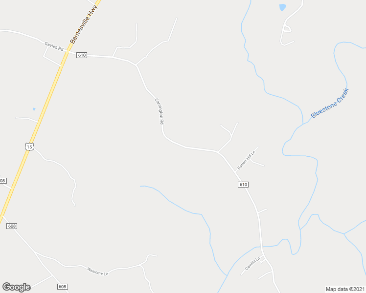 map of restaurants, bars, coffee shops, grocery stores, and more near Carrington Road in Charlotte County