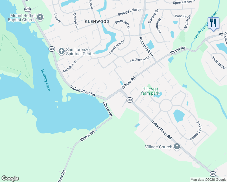 map of restaurants, bars, coffee shops, grocery stores, and more near 4421 Gibson Cove Place in Virginia Beach