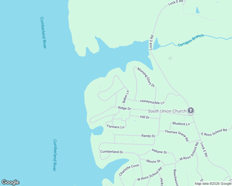 map of restaurants, bars, coffee shops, grocery stores, and more near Baker Lane in Cadiz