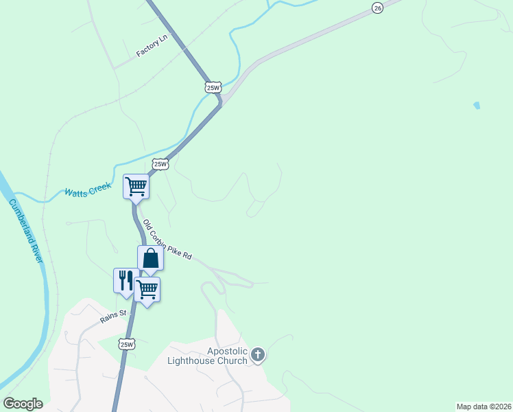 map of restaurants, bars, coffee shops, grocery stores, and more near 523 Buc Road in Williamsburg