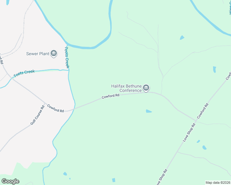 map of restaurants, bars, coffee shops, grocery stores, and more near 2004-2198 Cowford Road in Halifax