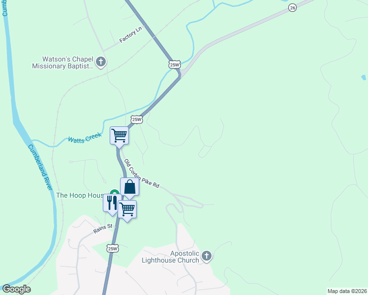 map of restaurants, bars, coffee shops, grocery stores, and more near 295 Buc Road in Williamsburg