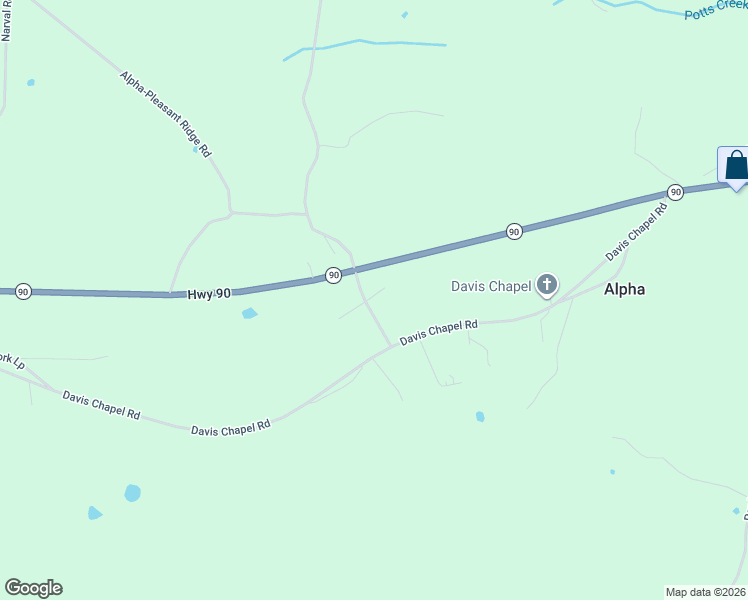 map of restaurants, bars, coffee shops, grocery stores, and more near 149 Pleasant Ridge Road in Alpha