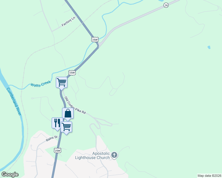 map of restaurants, bars, coffee shops, grocery stores, and more near 461 Buc Road in Williamsburg