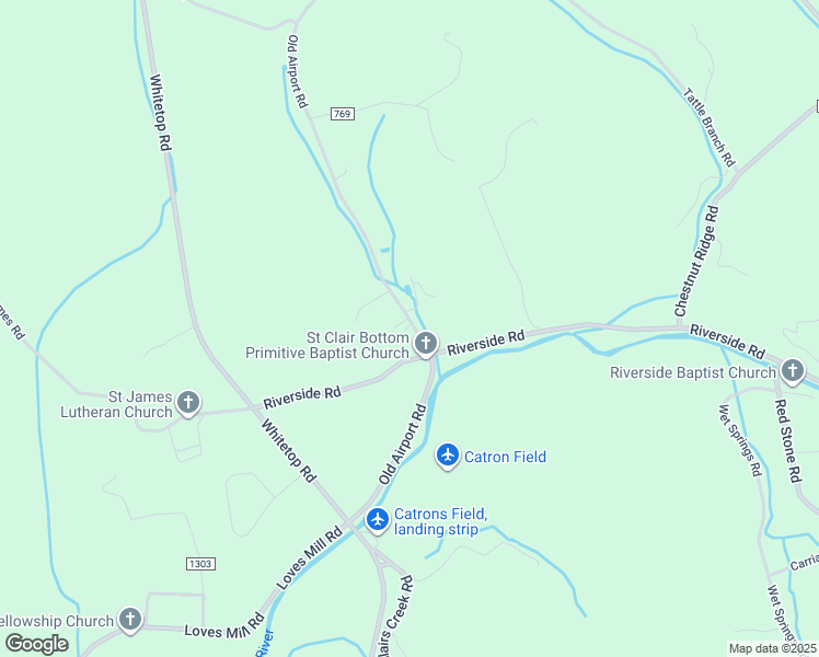 map of restaurants, bars, coffee shops, grocery stores, and more near 612 Old Airport Road in Chilhowie