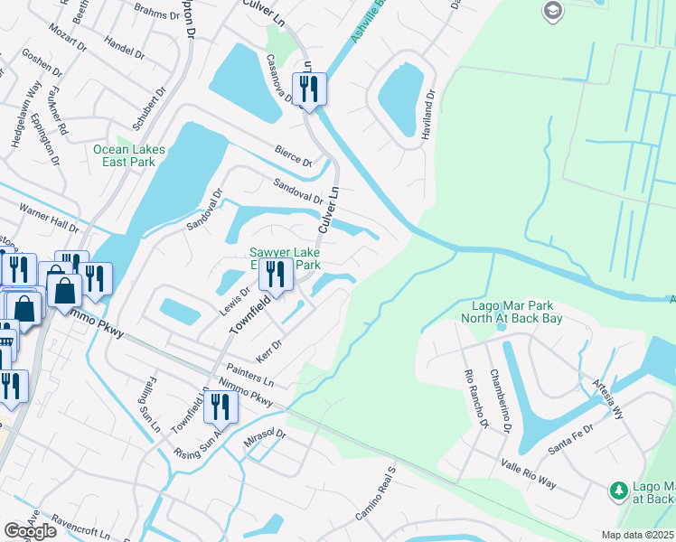 map of restaurants, bars, coffee shops, grocery stores, and more near 841 Ringfield Road in Virginia Beach