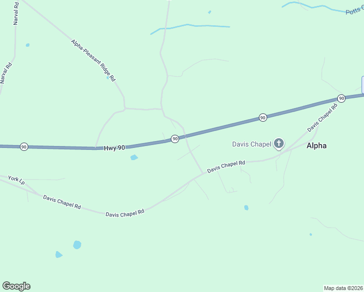 map of restaurants, bars, coffee shops, grocery stores, and more near 149 Pleasant Ridge Road in Alpha