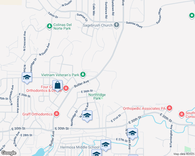 map of restaurants, bars, coffee shops, grocery stores, and more near 3706 North Carlton Avenue in Farmington