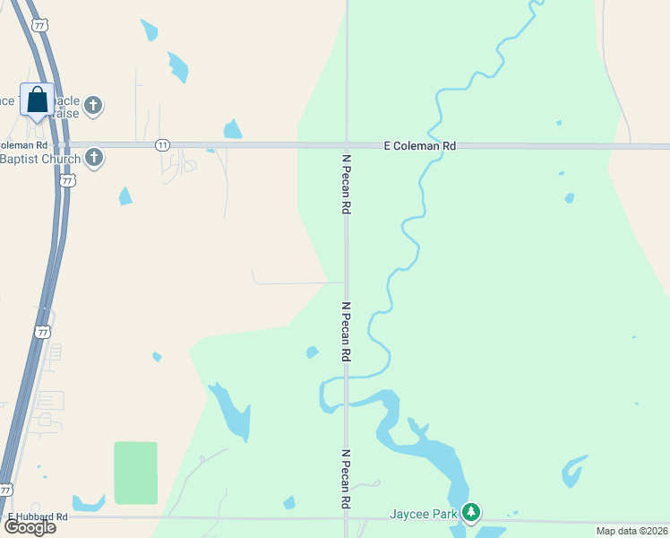 map of restaurants, bars, coffee shops, grocery stores, and more near 4600 North Pecan Road in Ponca City