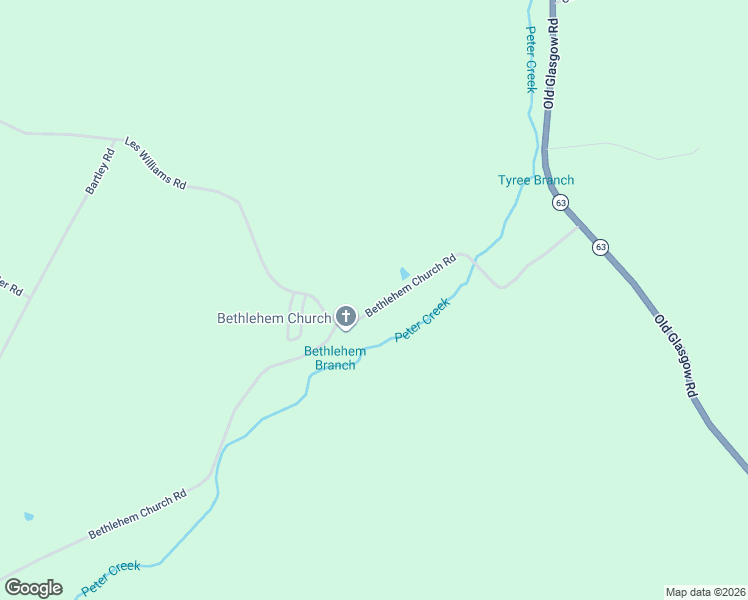 map of restaurants, bars, coffee shops, grocery stores, and more near 2975 Bethlehem Church Road in Mount Hermon