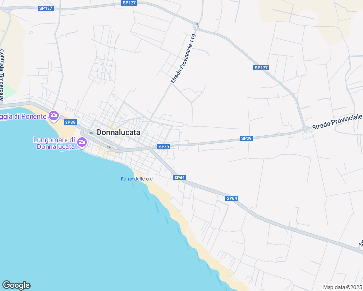 map of restaurants, bars, coffee shops, grocery stores, and more near 22 Via Mistretta in Donnalucata