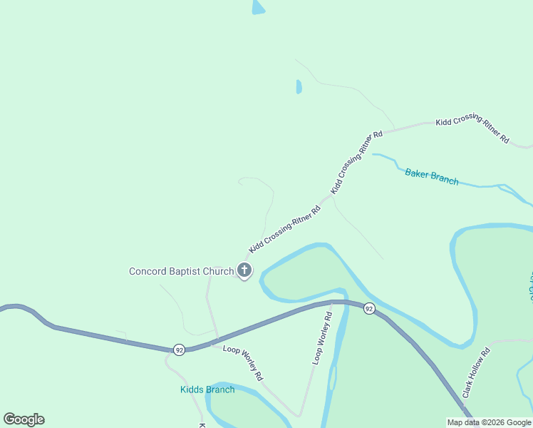 map of restaurants, bars, coffee shops, grocery stores, and more near South Burke Road in Wayne County