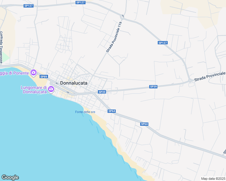 map of restaurants, bars, coffee shops, grocery stores, and more near 161 Via Salvador Allende in Donnalucata