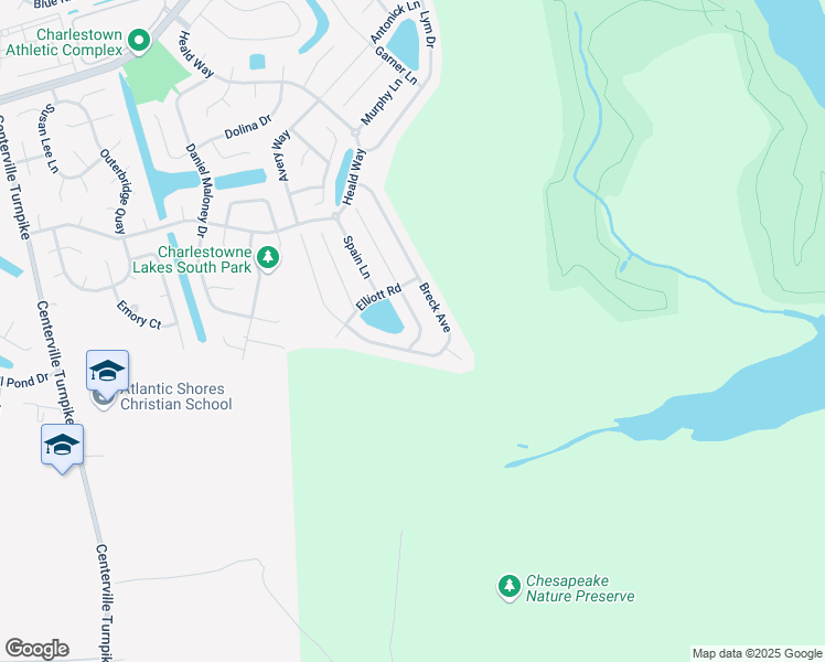 map of restaurants, bars, coffee shops, grocery stores, and more near 1985 Edna Way in Virginia Beach