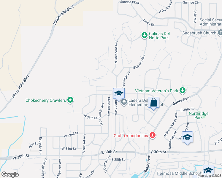 map of restaurants, bars, coffee shops, grocery stores, and more near 124 East Twilight Drive in Farmington