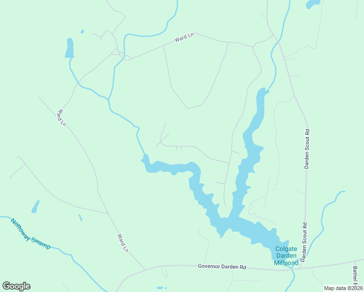 map of restaurants, bars, coffee shops, grocery stores, and more near 28453 Darden Point Road in Courtland