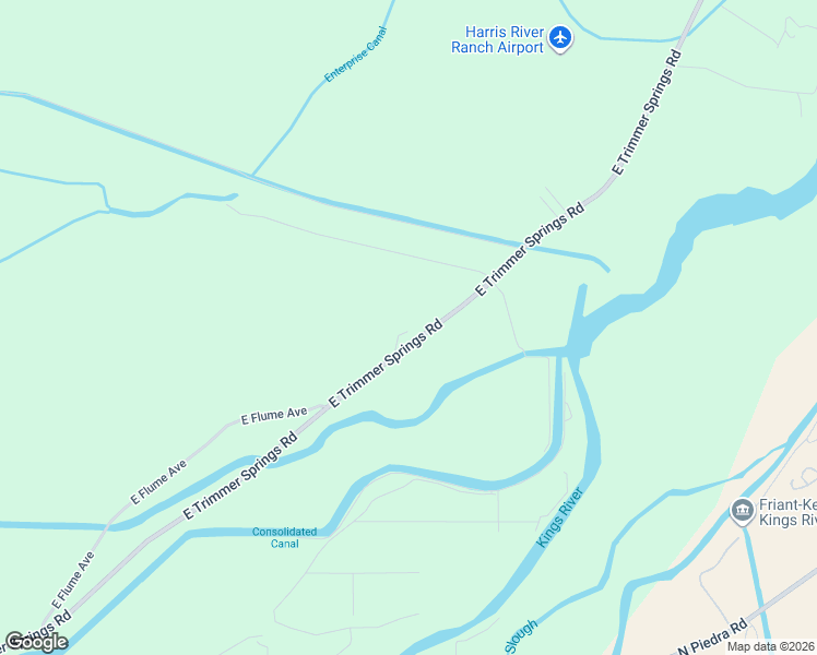 map of restaurants, bars, coffee shops, grocery stores, and more near 19240 East Trimmer Springs Road in Sanger