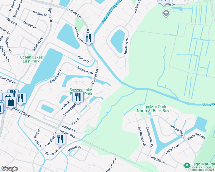 map of restaurants, bars, coffee shops, grocery stores, and more near 816 Ringfield Road in Virginia Beach