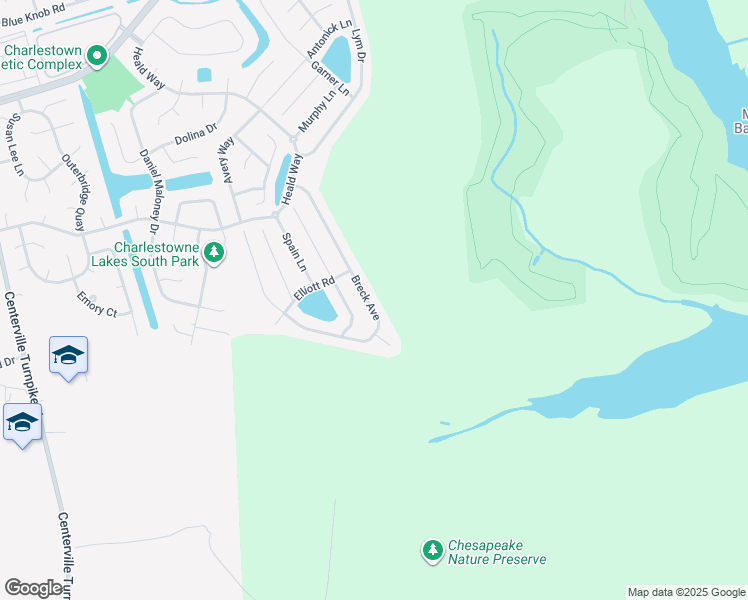 map of restaurants, bars, coffee shops, grocery stores, and more near 1996 Breck Avenue in Virginia Beach