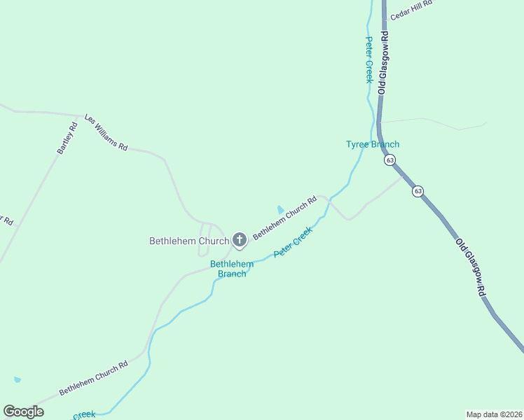 map of restaurants, bars, coffee shops, grocery stores, and more near 2975 Bethlehem Church Road in Mount Hermon