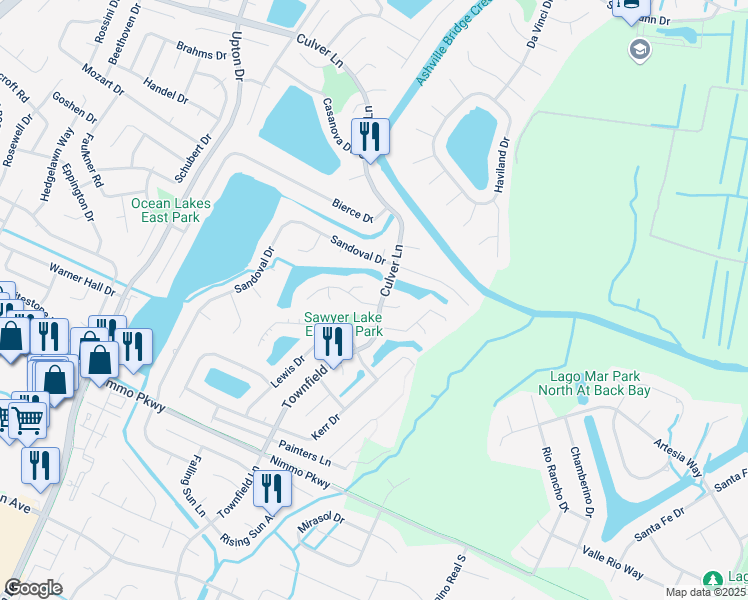 map of restaurants, bars, coffee shops, grocery stores, and more near 904 Chigwell Road in Virginia Beach