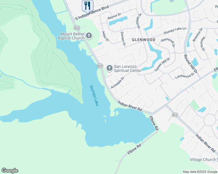 map of restaurants, bars, coffee shops, grocery stores, and more near 2649 Archdale Drive in Virginia Beach