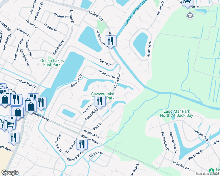 map of restaurants, bars, coffee shops, grocery stores, and more near 904 Chigwell Road in Virginia Beach