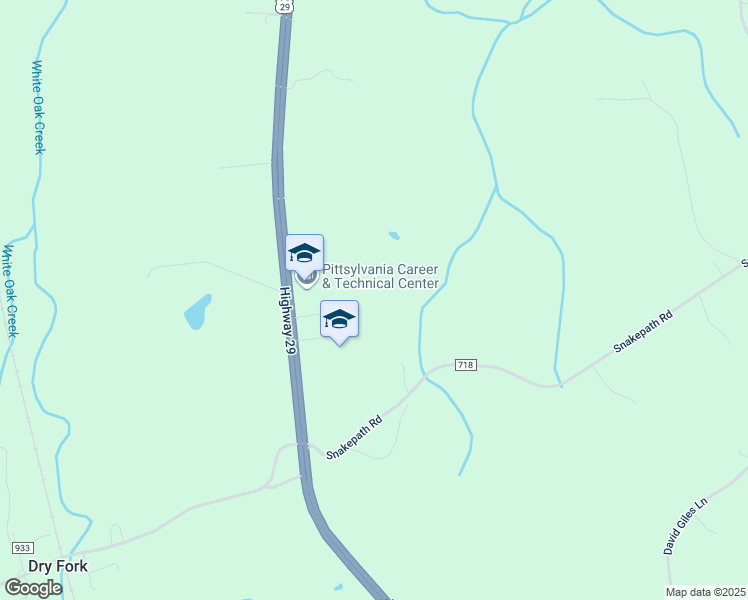 map of restaurants, bars, coffee shops, grocery stores, and more near 11650 U.S. 29 in Chatham