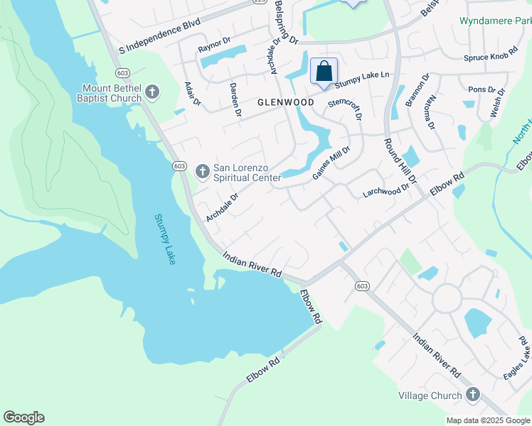 map of restaurants, bars, coffee shops, grocery stores, and more near 4317 Danali Lane in Virginia Beach
