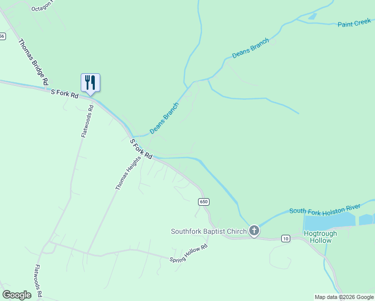 map of restaurants, bars, coffee shops, grocery stores, and more near 436 Lovelace Drive in Marion