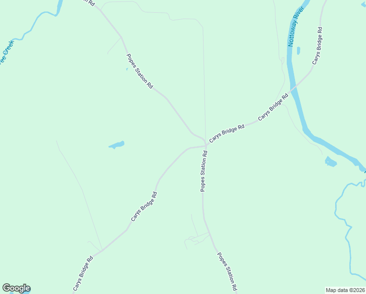 map of restaurants, bars, coffee shops, grocery stores, and more near Popes Station Road in Capron