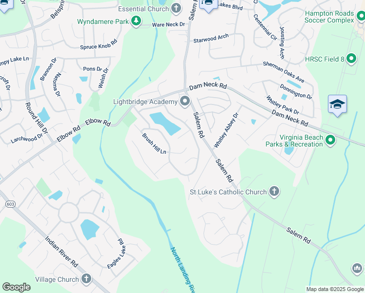 map of restaurants, bars, coffee shops, grocery stores, and more near 2216 Sleeper Court in Virginia Beach