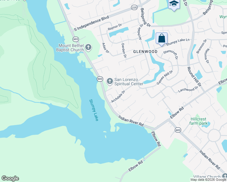 map of restaurants, bars, coffee shops, grocery stores, and more near 4517 Gibson Court in Virginia Beach