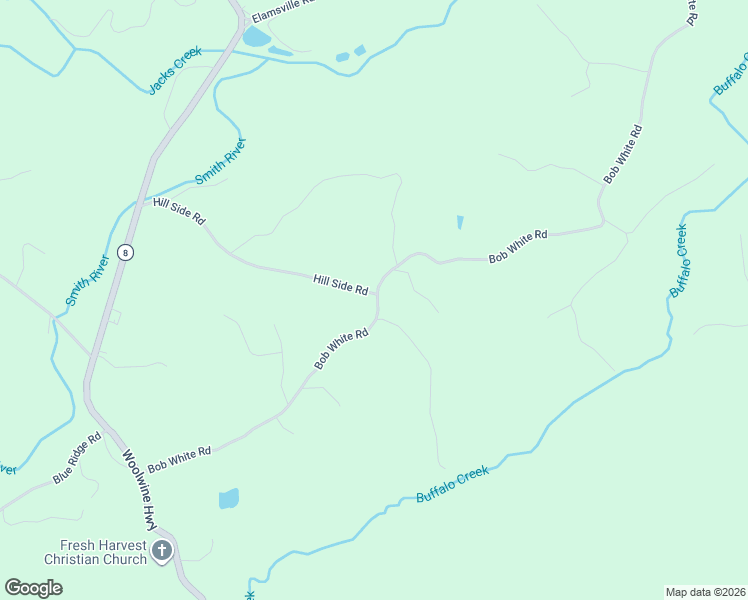 map of restaurants, bars, coffee shops, grocery stores, and more near 224 Hill Side Road in Woolwine