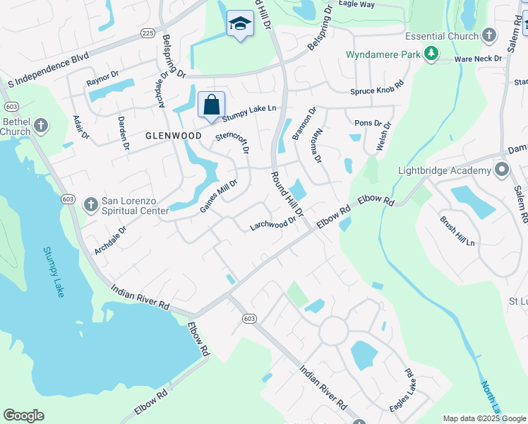 map of restaurants, bars, coffee shops, grocery stores, and more near 3912 Middlewood Drive in Virginia Beach