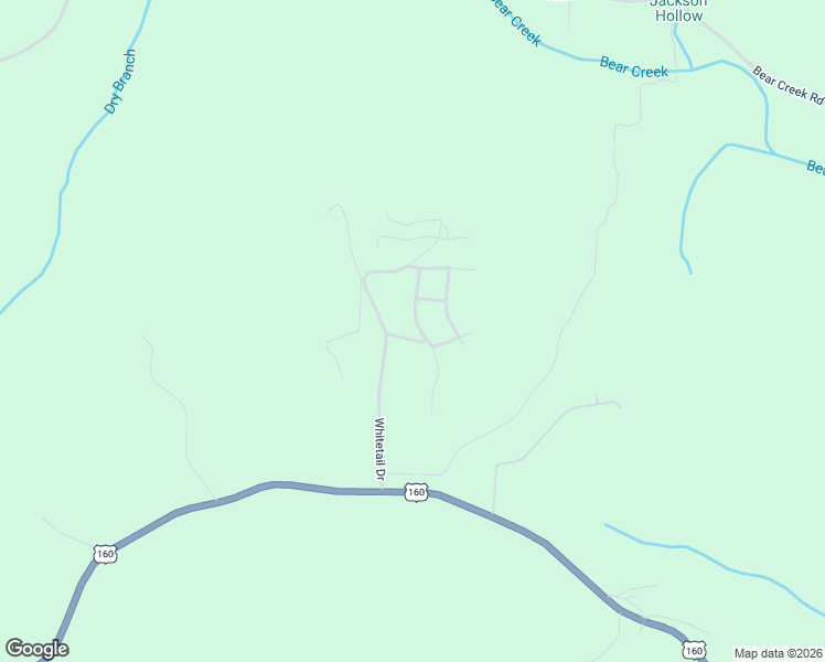 map of restaurants, bars, coffee shops, grocery stores, and more near Gabby Ln in Walnut Shade