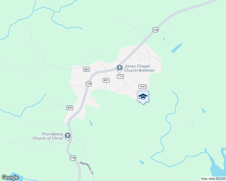 map of restaurants, bars, coffee shops, grocery stores, and more near 120 Ridgedale Drive in Martinsville