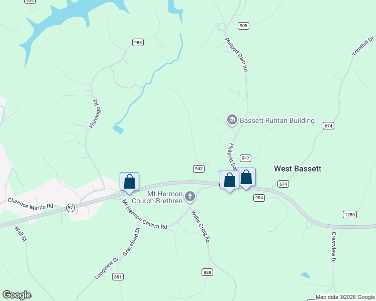 map of restaurants, bars, coffee shops, grocery stores, and more near 107-383 Spring Garden Lane in Bassett