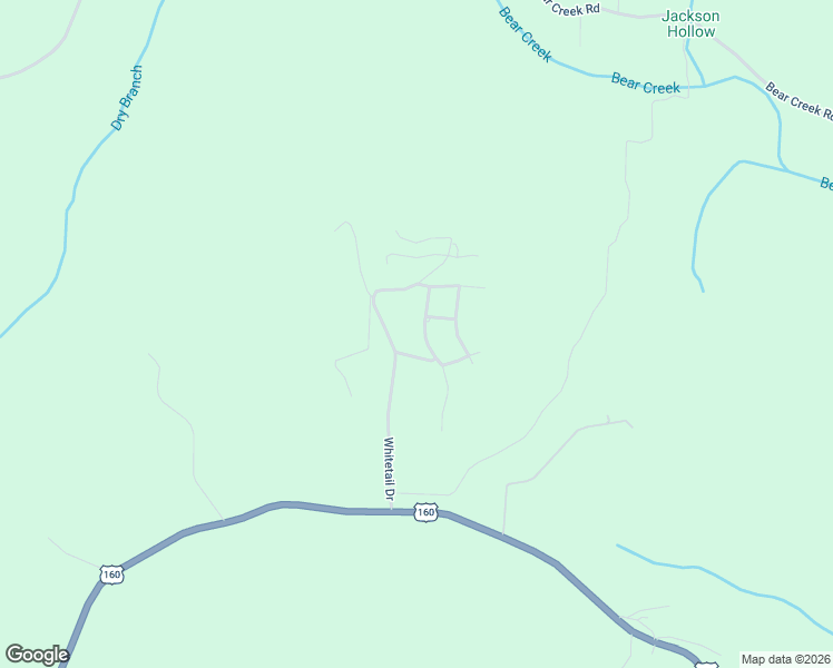 map of restaurants, bars, coffee shops, grocery stores, and more near 186 Jacks Hollow Road in Walnut Shade