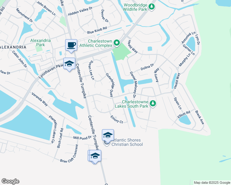 map of restaurants, bars, coffee shops, grocery stores, and more near 901 Lake Destiny Court in Virginia Beach