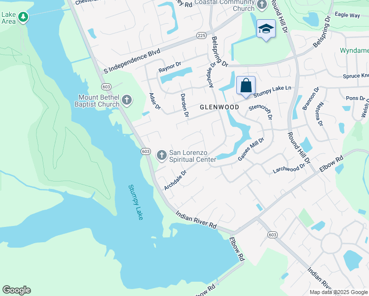map of restaurants, bars, coffee shops, grocery stores, and more near 4024 Inglewood Court in Virginia Beach