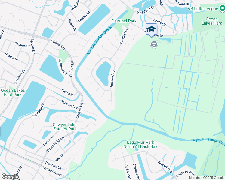 map of restaurants, bars, coffee shops, grocery stores, and more near 1908 Tibbetstown Drive in Virginia Beach