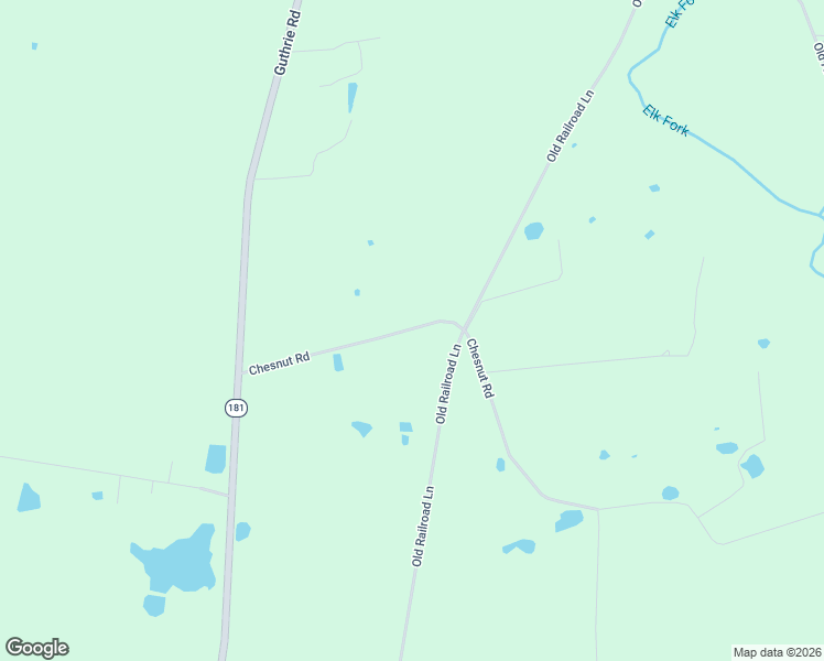 map of restaurants, bars, coffee shops, grocery stores, and more near 255 Chesnut Road in Guthrie