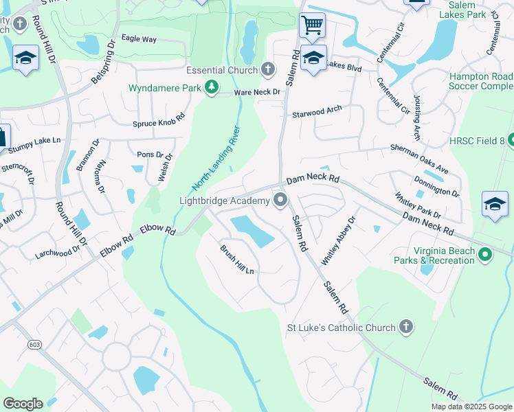 map of restaurants, bars, coffee shops, grocery stores, and more near 4009 Sarsfield Court in Virginia Beach