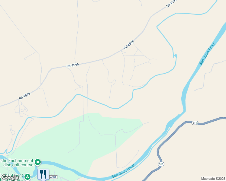 map of restaurants, bars, coffee shops, grocery stores, and more near 674 Road 4599 in Blanco