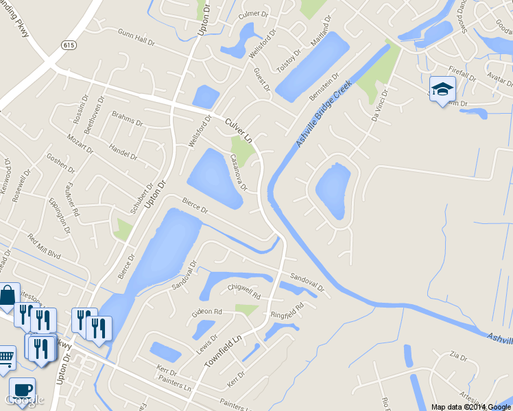 map of restaurants, bars, coffee shops, grocery stores, and more near 968 Culver Lane in Virginia Beach